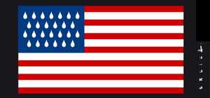 La bandera de EEUU hoy