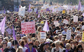 La violencia de género sigue enquistada en la sociedad española