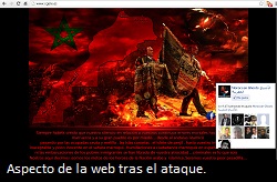 La web de la ERE, atacada por hackers marroquíes