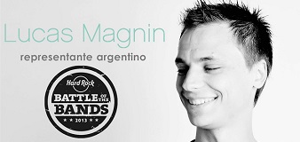 Lucas Magnin, cerca de la final de la Batalla Mundial de Bandas