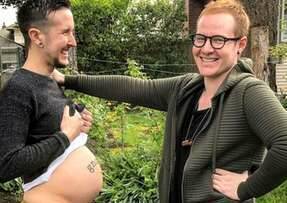 Padre transgénero, embarazado de su marido gay