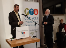 Antonio Cruz recibe la medalla del Consell Evangèlic de Catalunya