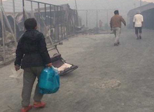Un gran incendio quema el campo de refugiados de Moria, donde vivían 13.000 personas