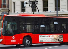 Los autobuses de Bilbao lucen anuncios evangelísticos esta Semana Santa