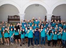 Cazalla de la Sierra recibe a los voluntarios de las Jornadas Internacionales de Convivencia