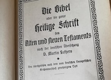 Quinto centenario del Nuevo Testamento de Martín Lutero 1522-2022 (II)