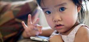 Un 38% de niños menores de 2 años usa ‘smartphone’