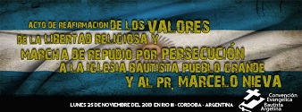 Argentina: Evangélicos convocan marcha contra la persecución