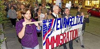 Evangélicos marchan y ayunan por la reforma migratoria