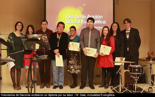 Diaconía entregó sus premios anuales al voluntariado evangélico