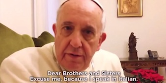 El Papa Francisco, con “nostalgia” del abrazo evangélico