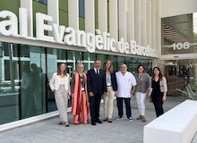 La Generalitat reconoce la “huella importante” del Hospital Evangélico de Barcelona en una visita institucional