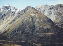 Cumbres en la cordillera