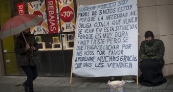 Uno de cada cuatro españoles está en riesgo de pobreza