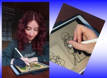 Prácticas curriculares de la ilustradora, Marina Requena