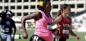 Corre 800 m. en campeonato de atletismo a dos meses del parto