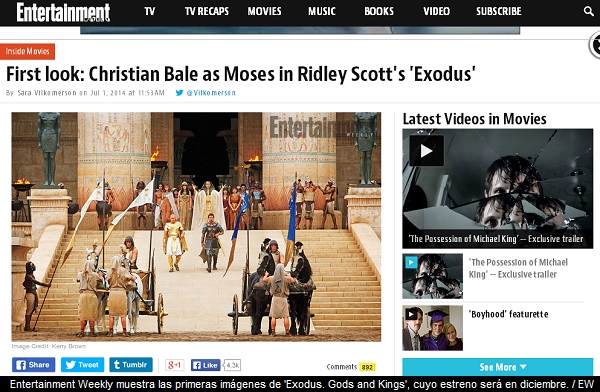Primeras imágenes de ‘Exodus’ con Christian Bale como Moisés