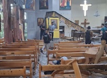 Un atentado en una iglesia en Damasco deja 25 muertos y más de 60 heridos