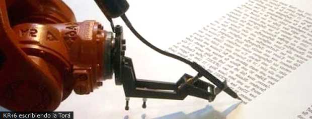 Robot-escriba acaba la Torá 4 veces más rápido que un sofer