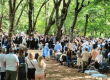 Cientos de protestantes franceses recuerdan su herencia en Mialet