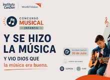 World Vision organiza un concurso musical infantil solidario junto al Instituto CanZion