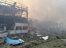Almacén cristiano en Ucrania destruido por un ataque ruso