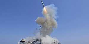 EEUU e Israel lanzan un misil en el Mediterráneo