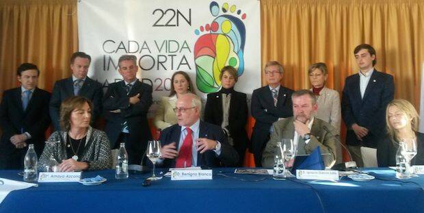 Rueda de prensa de los convocantes de la Marcha por la Vida. / Aesvida,marcha por la vida