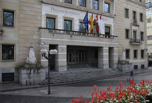 Palacio de Justicia, en el País Vasco.,