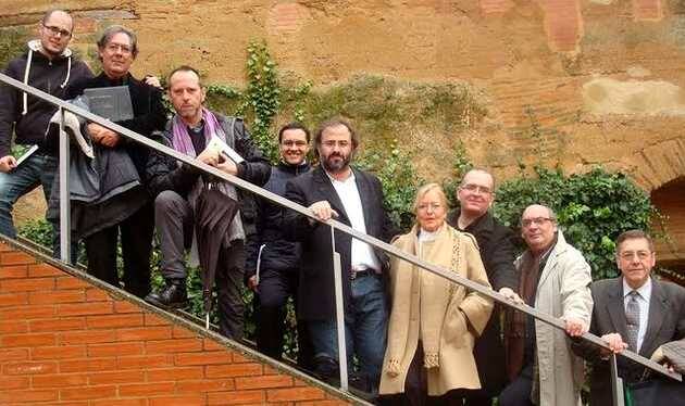 Foto del último encuentro de 'Los poetas y Dios',Toral poetas Dios