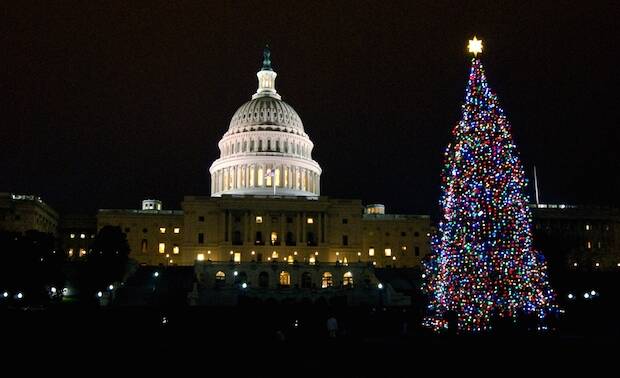 washington en navidad