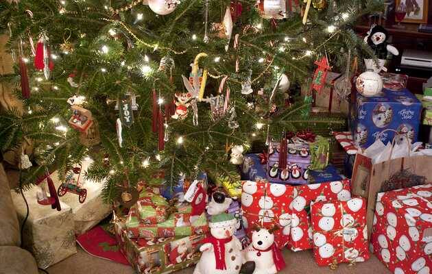 árbol Navidad regalos