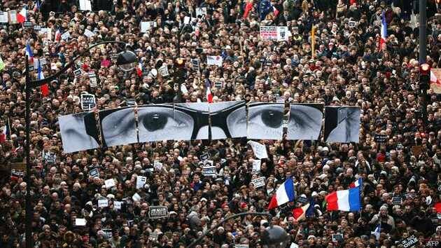 manifestación, París