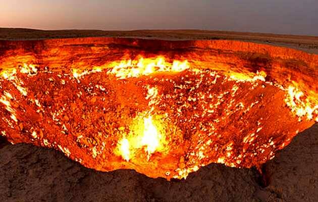 Puerta del infierno, Turkmenistán