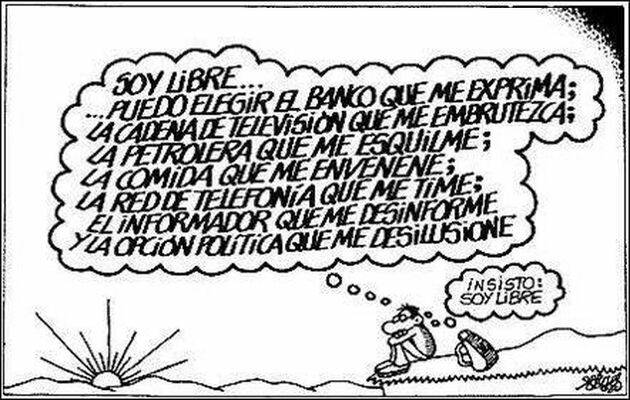 libertad, humor, Forges