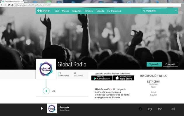 Global.Radio, TuneIn