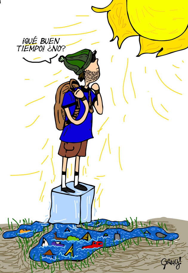 Ilustración: Génesis Yélamo, Gamy.,viñeta, clima