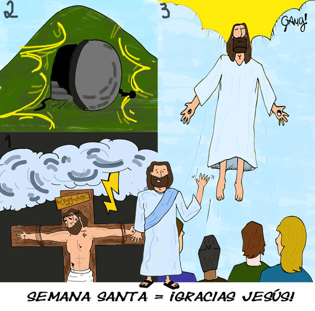 Ilustración: Génesis Yélamo, Gamy.,Pascua Jesús