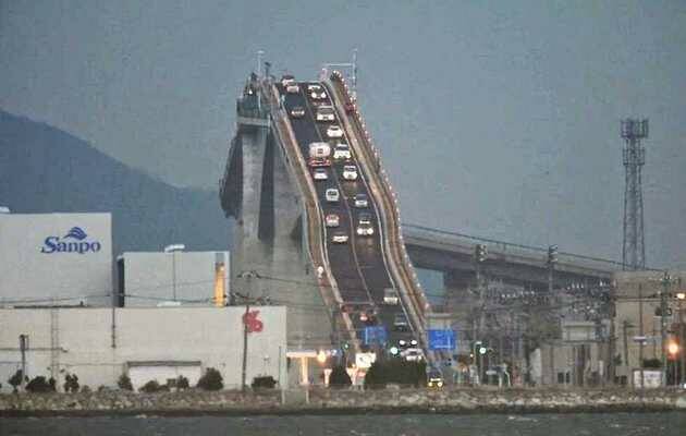 Eshima Ohashi Bridge, Japón