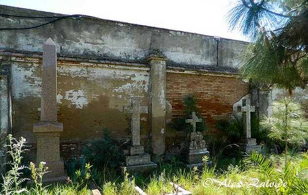 El cementerio británico, antes de su restauración / Álex Zalvide,Huelva, cementerio británico