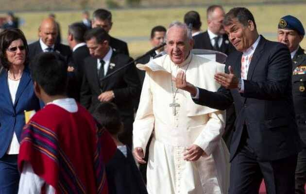 papa francisco, rafael correa