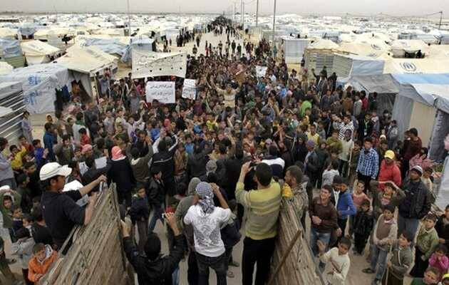 campamento, refugiados