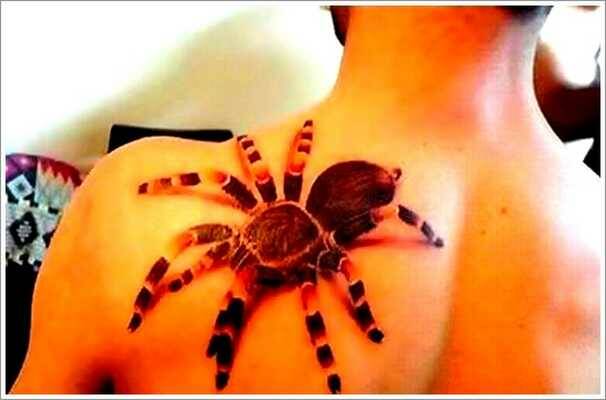 Tatuaje, araña