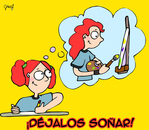 Ilustración: Génesis Yélamo, Gamy.,génesis yélamo, viñeta, ilsutración, mudo gamy