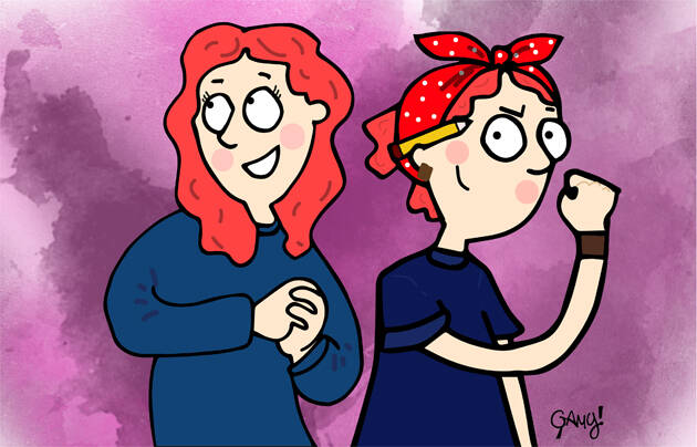 ilustración: Mundo Gamy,feminismo, viñeta