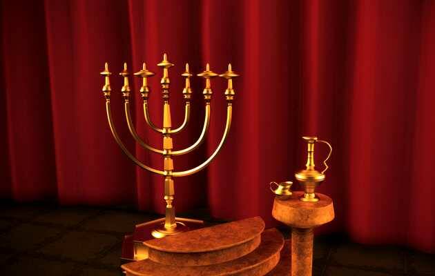 menorah, candelabro judío