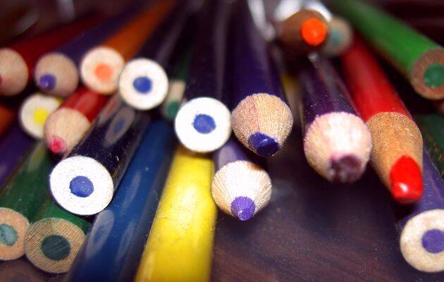 lápices, colores