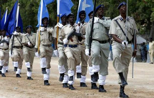 Somalia, policía Mogadiscio