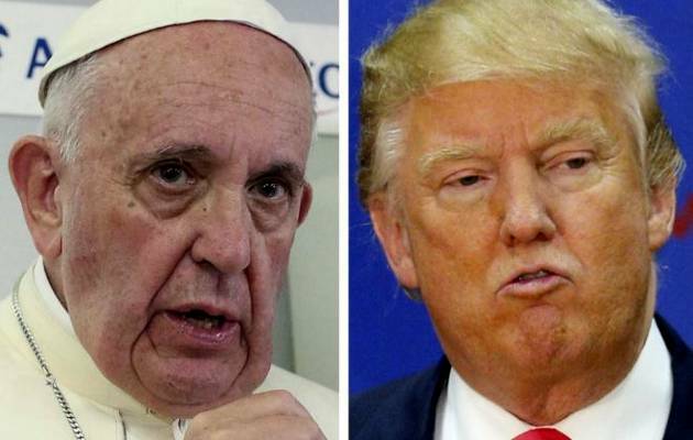 Papa Francisco, Donald Trump