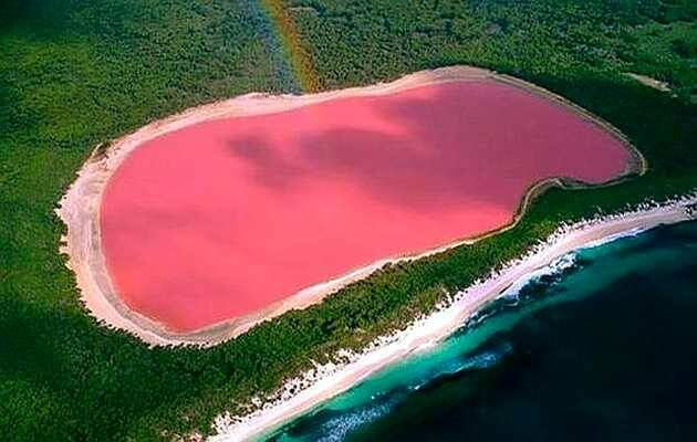 lago rosa, Australia